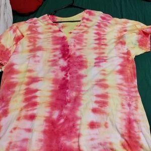 Homemade tie dye t-shirt